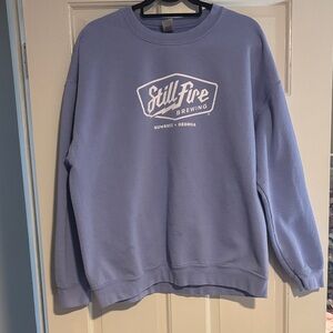 Unisex Purple Crewneck Sweatshirt